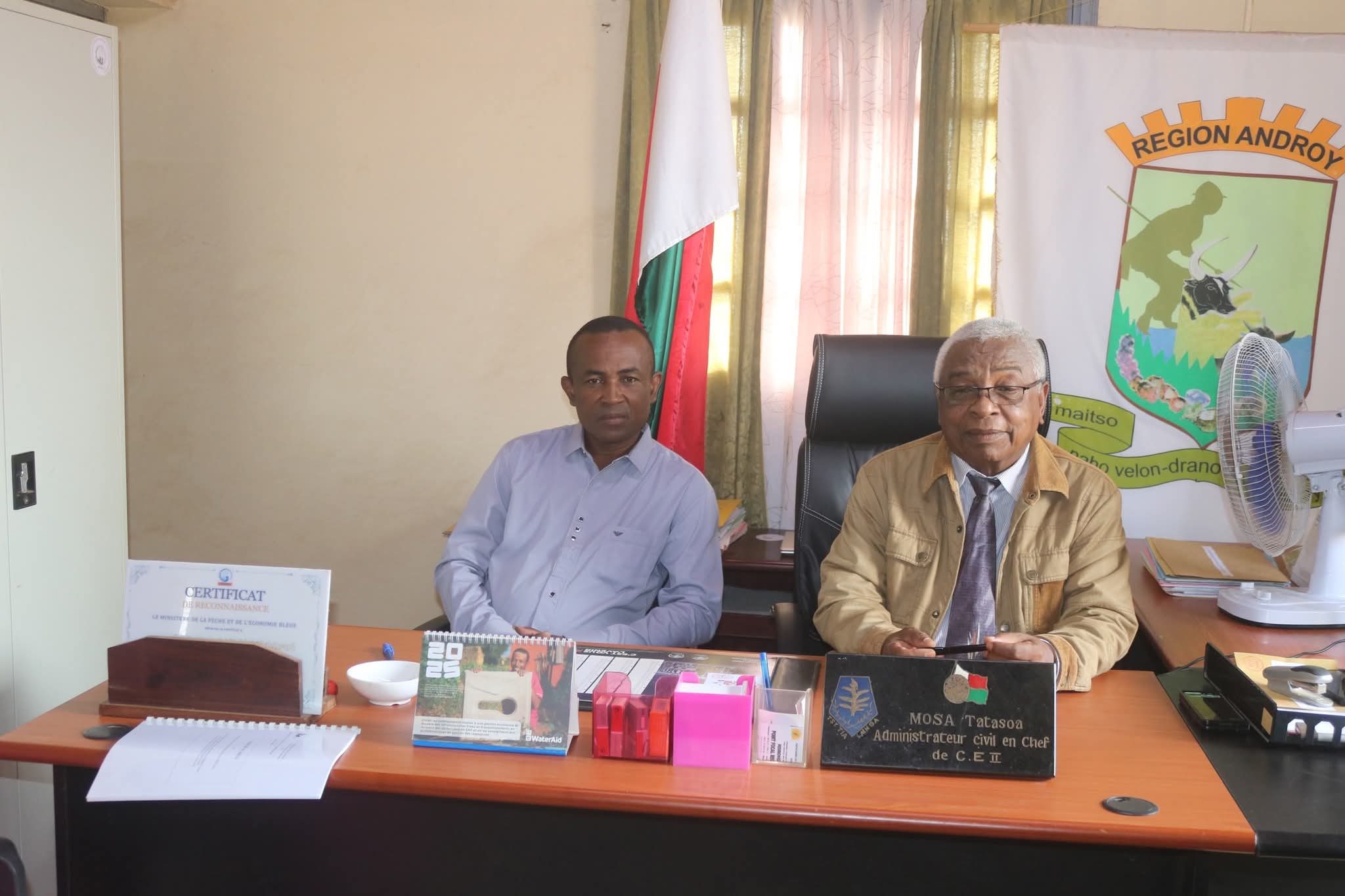 FAMINDRAM-PITANTANAN-DRAHARAHA TEO AMIN’NY GOVERNORA PISOLOTOERANA SY DAGR