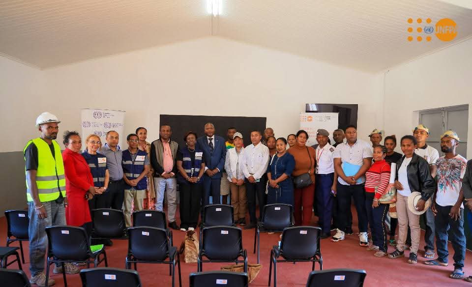 UNFPA  & ILO Madagascar  : Reception provisoire d'un espace anti-cyclonique